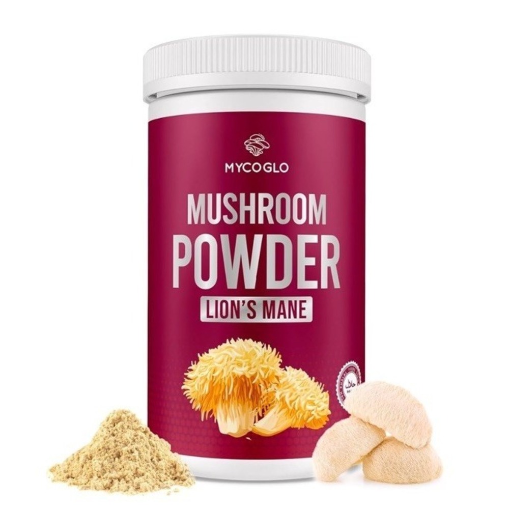 MYCOGLO Lion's Mane Mushroom Powder 151 Servings Sealed Exp 10/2027